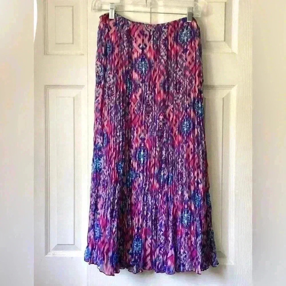 Ruby Rd Multi Colored Boho Maxi Skirt Size 4P - Picture 7 of 10